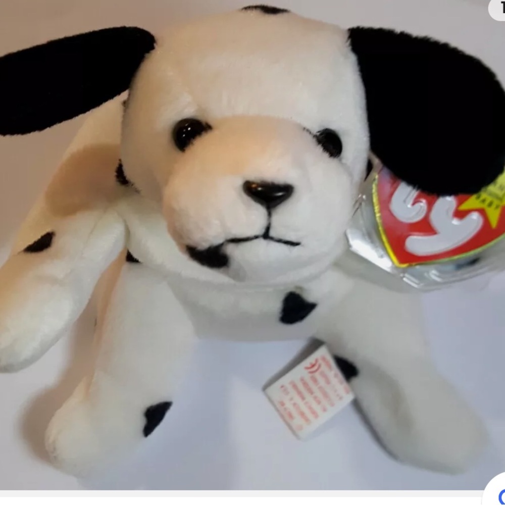 1996 Dotty The Dalmatian, Ty Beanie Baby Style 4100